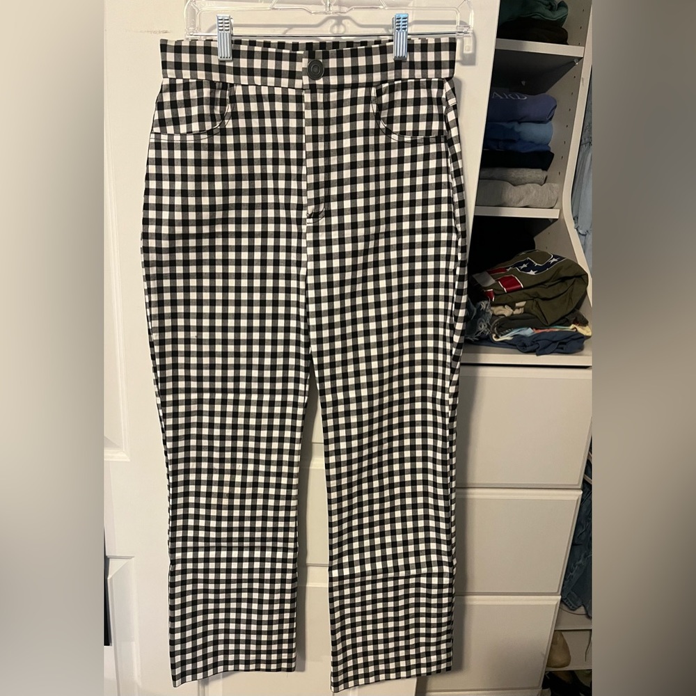 Free People Gingham Pants